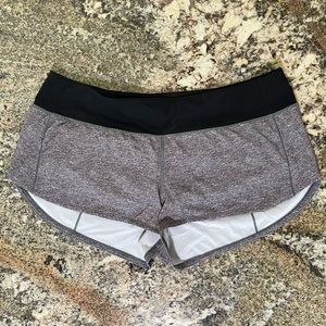 Lululemon run speed up shorts 12